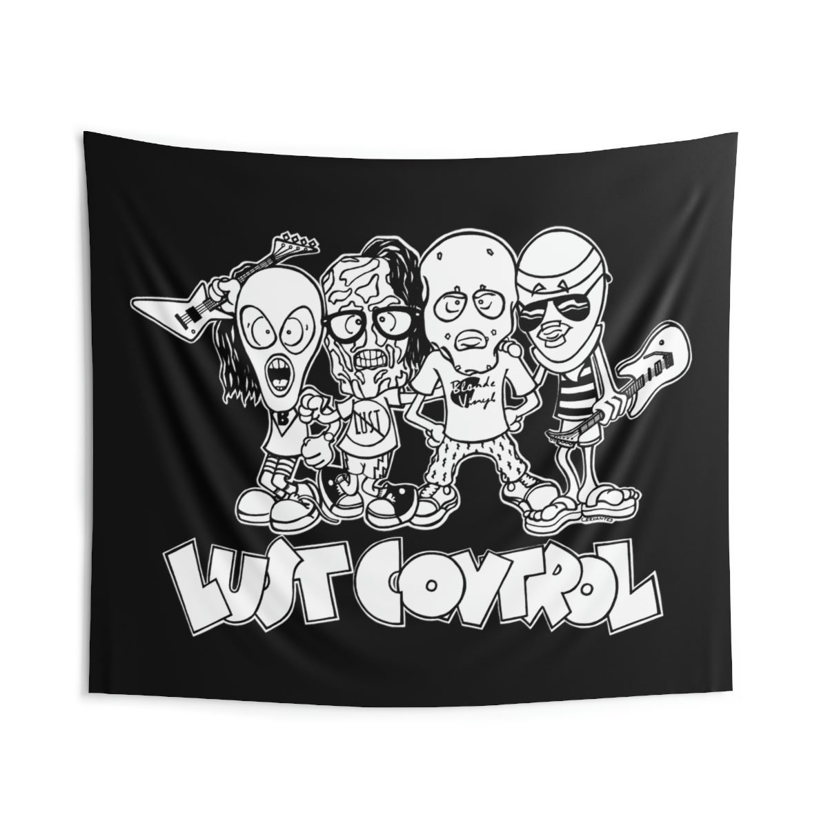 Lust Control Cartoon Characters Indoor Wall Tapestries