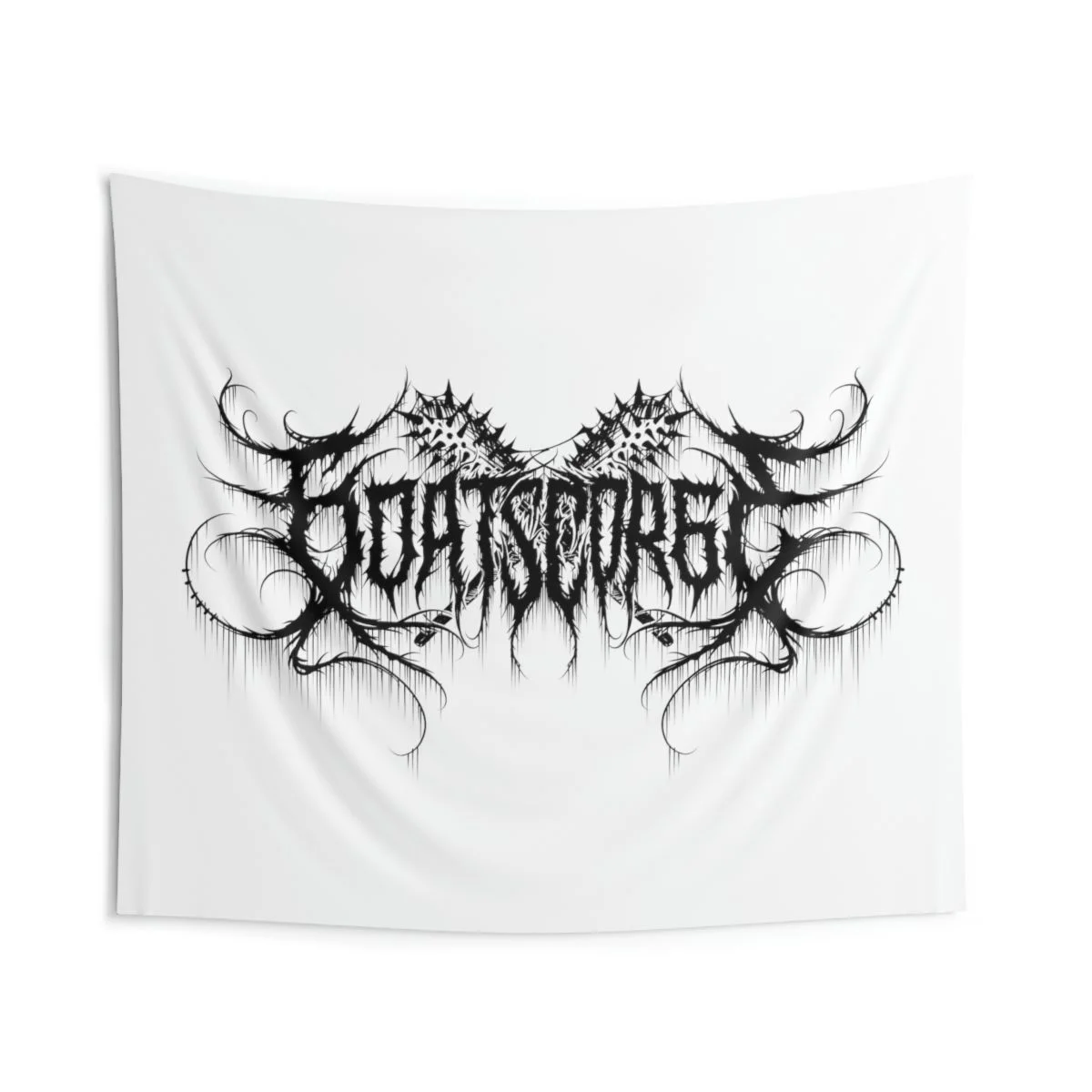 Goatscorge New Logo 2022 Black Indoor Wall Tapestries