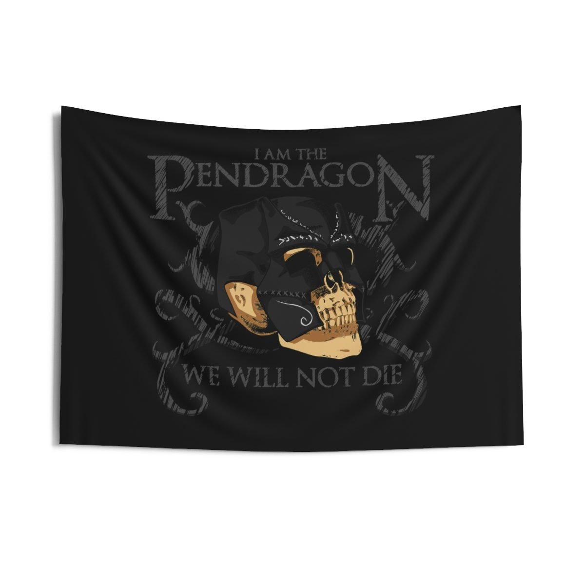I Am The Pendragon – We Will Never Die Indoor Wall Tapestries