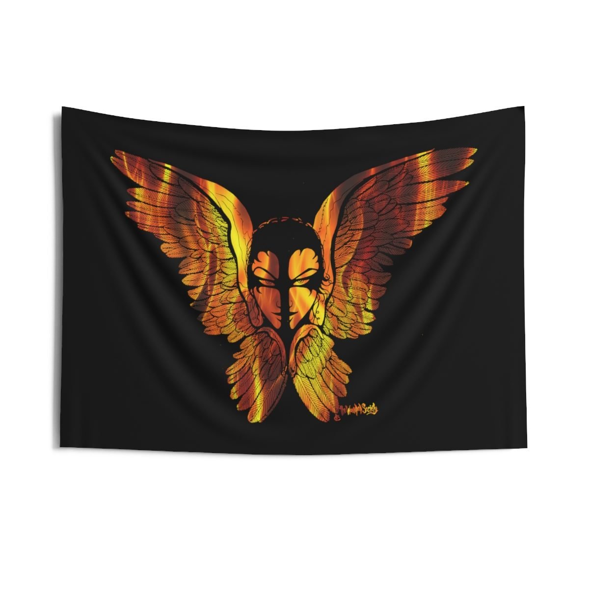 Flaming Seraphim by The Wounded Society Indoor Wall Tapestries