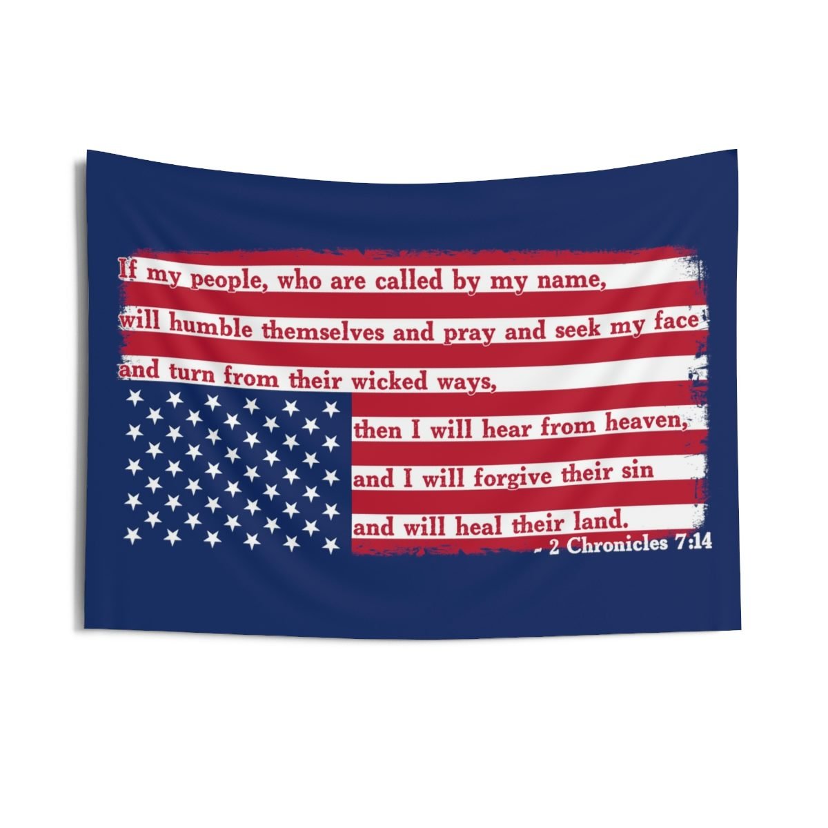 If My People by Radical Truth Designs Blue Indoor Wall Tapestries