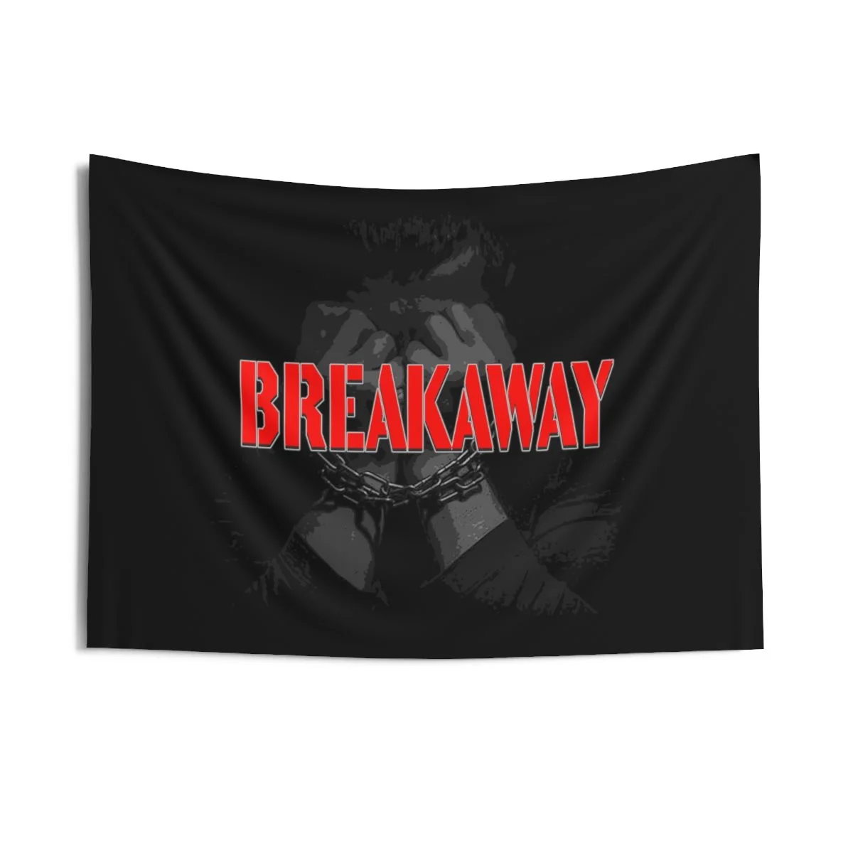Breakaway - In Chains Black Indoor Wall Tapestries