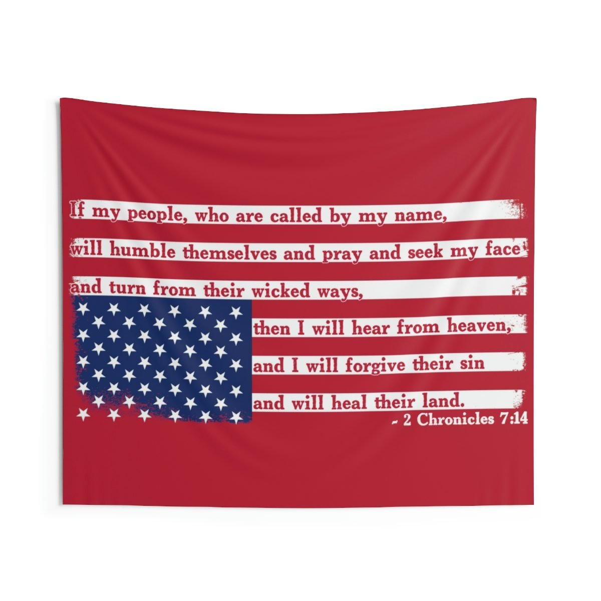 If My People by Radical Truth Designs Red Indoor Wall Tapestries
