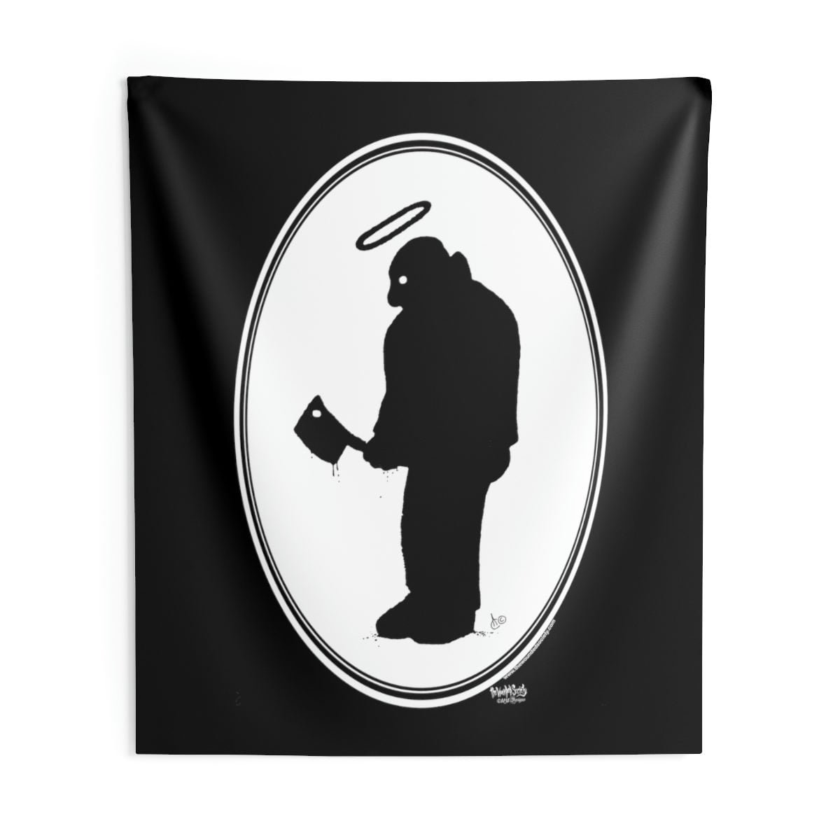 The Killer by The Wounded Society Indoor Wall Tapestries - Image 4