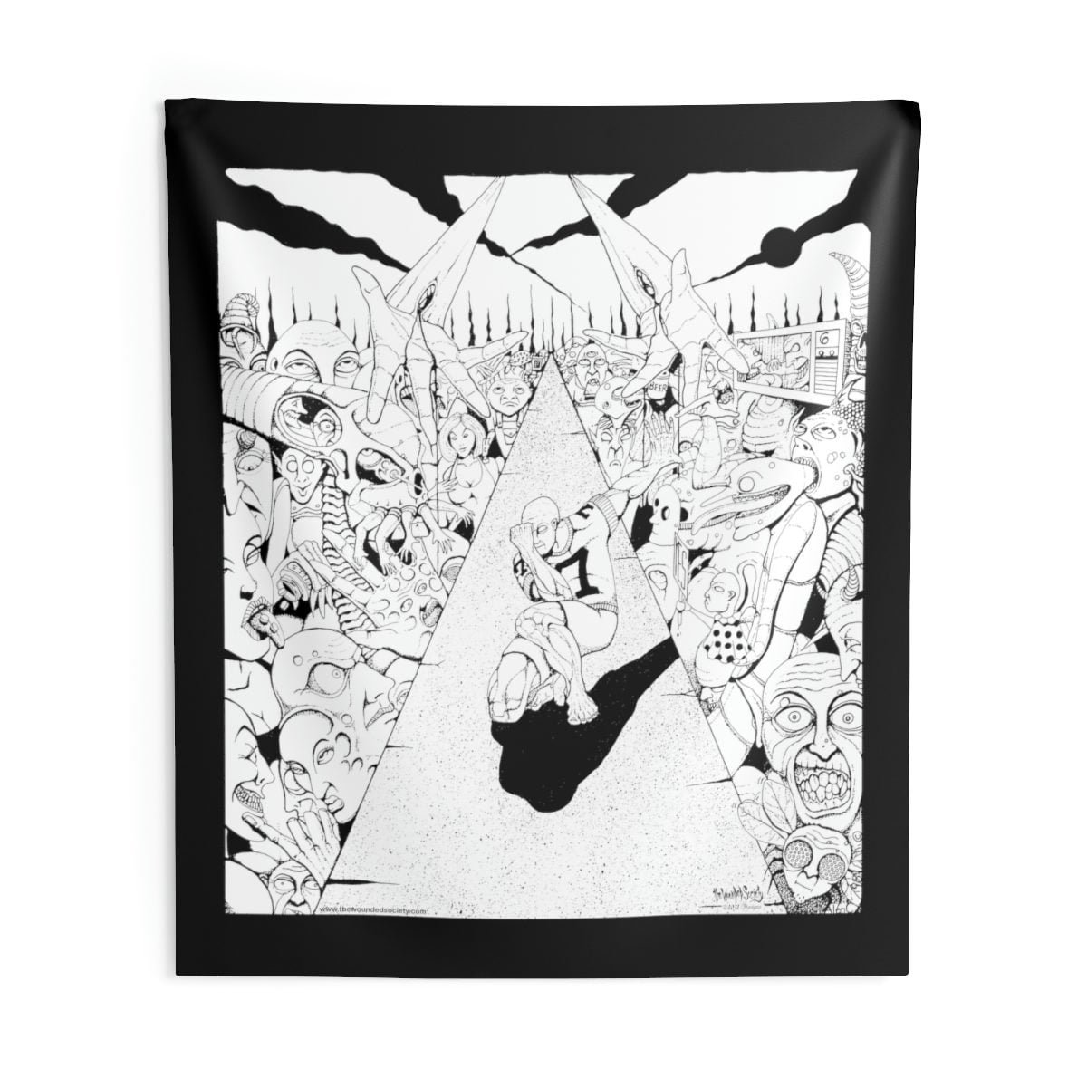 The Path by The Wounded Society Indoor Wall Tapestries - Image 4