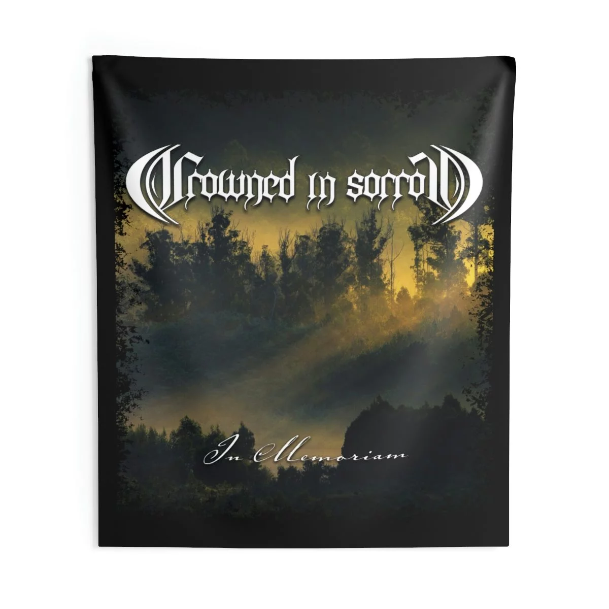 Crowned In Sorrow - In Memoriam Indoor Wall Tapestries