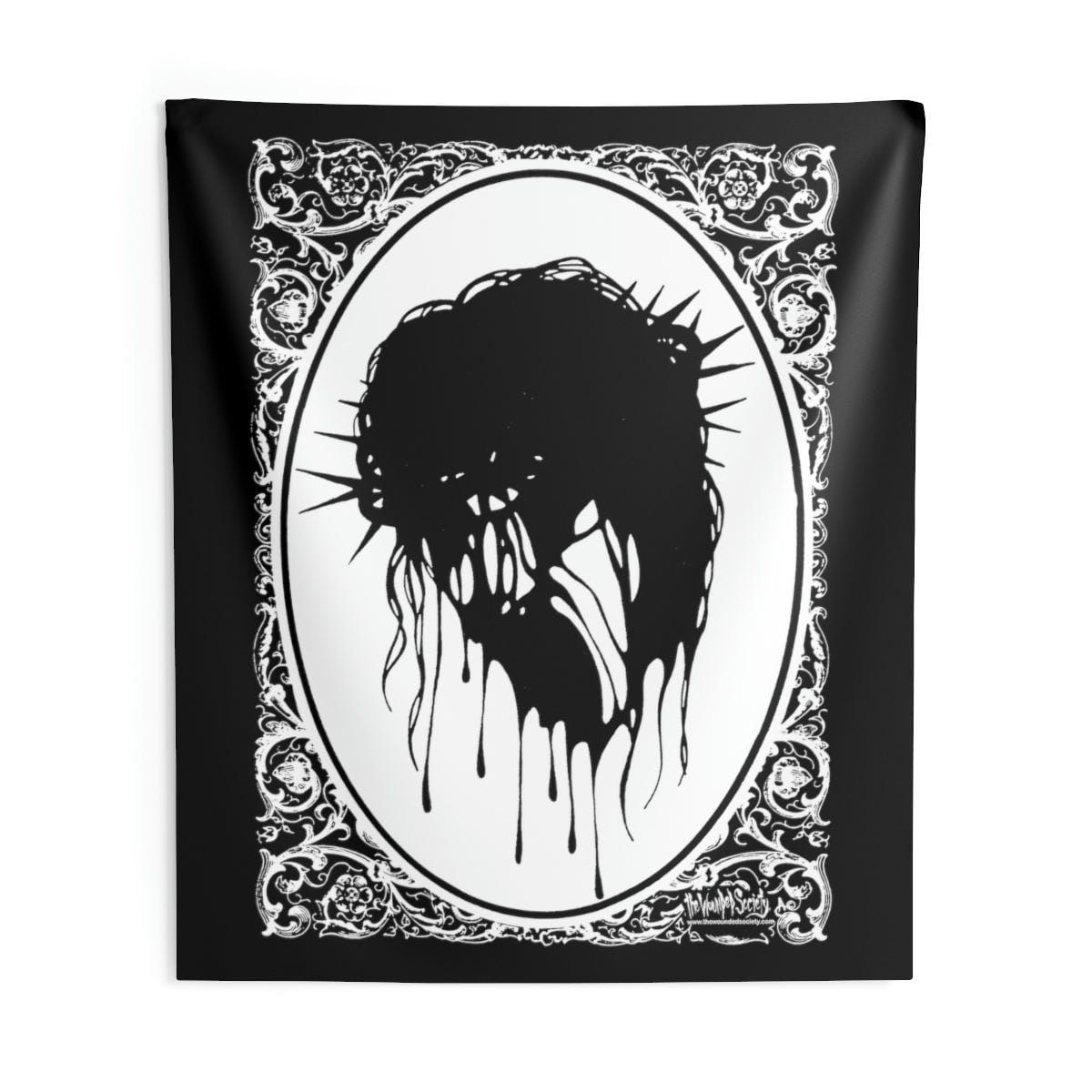 Christ Crucified by The Wounded Society Indoor Wall Tapestries - Image 4