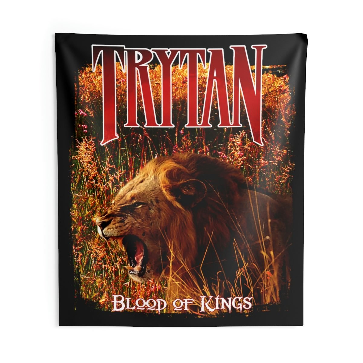Trytan - Blood of Kings Lion Indoor Wall Tapestries - Image 4