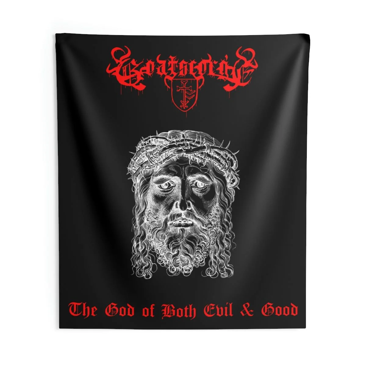 Goatscorge - The God of Both Evil and Good Indoor Wall Tapestries