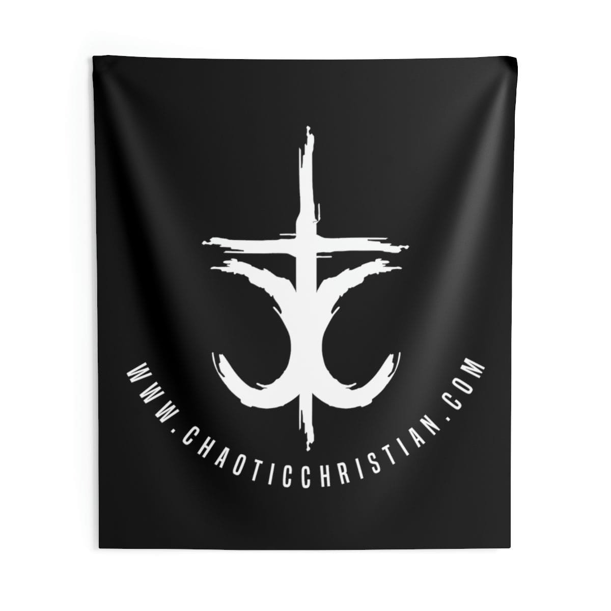 The Chaotic Christian - Cross Indoor Wall Tapestries - Image 4