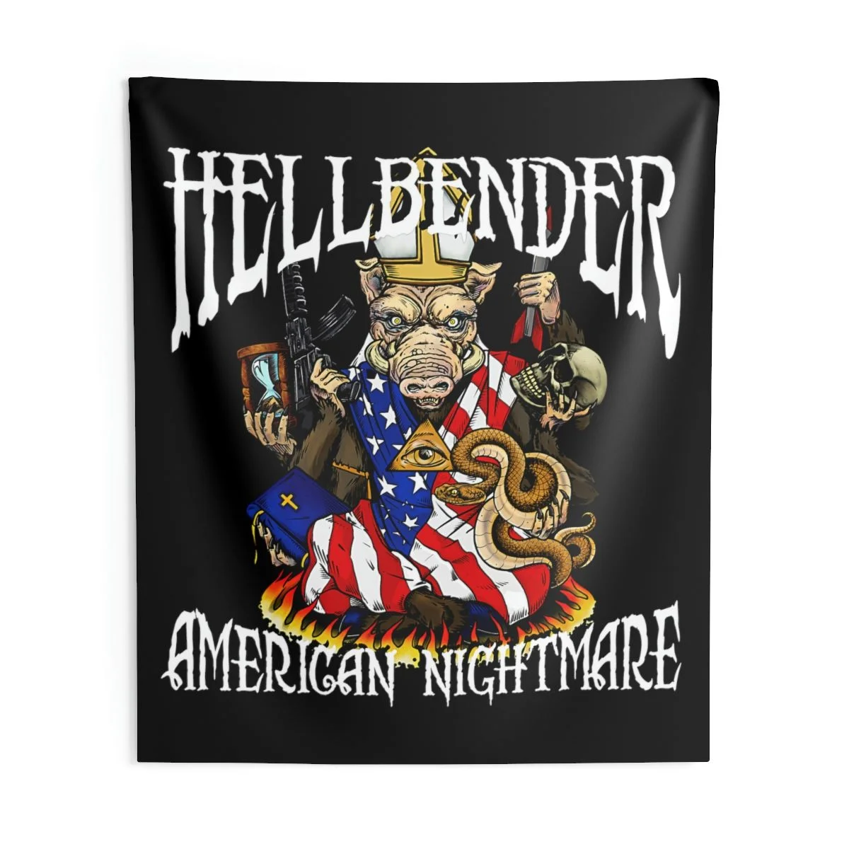 Hellbender - American NightmareIndoor Wall Tapestries