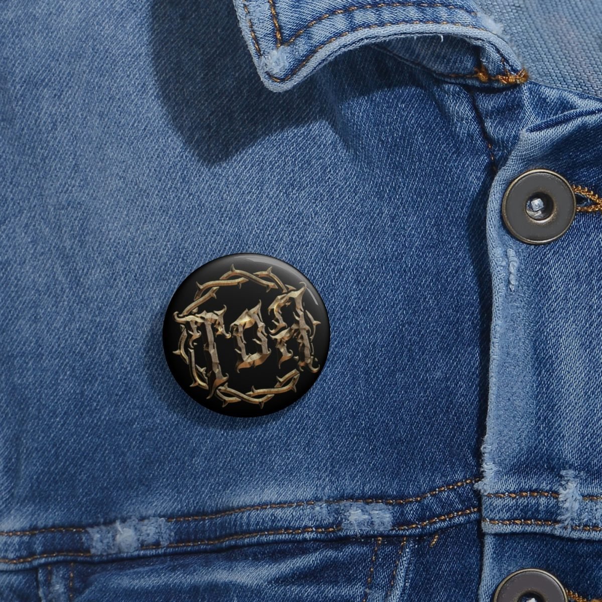 Testimony of Apocalypse Thorns Emblem Pin Buttons