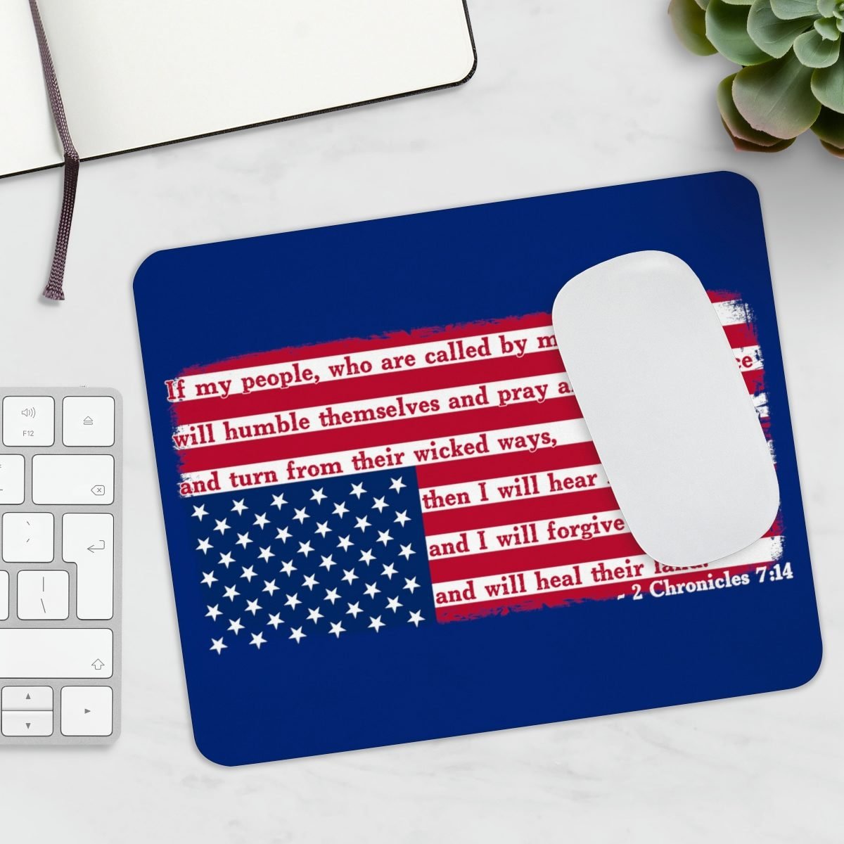 If My People by Radical Truth Designs Blue Mouse Pad