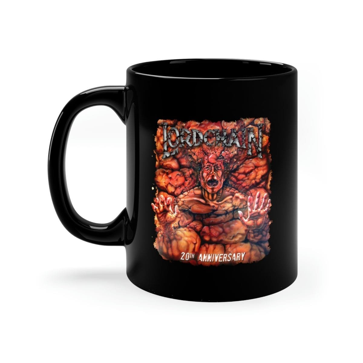 Lordchain 20th Anniversary 11oz Black Mug - Image 3