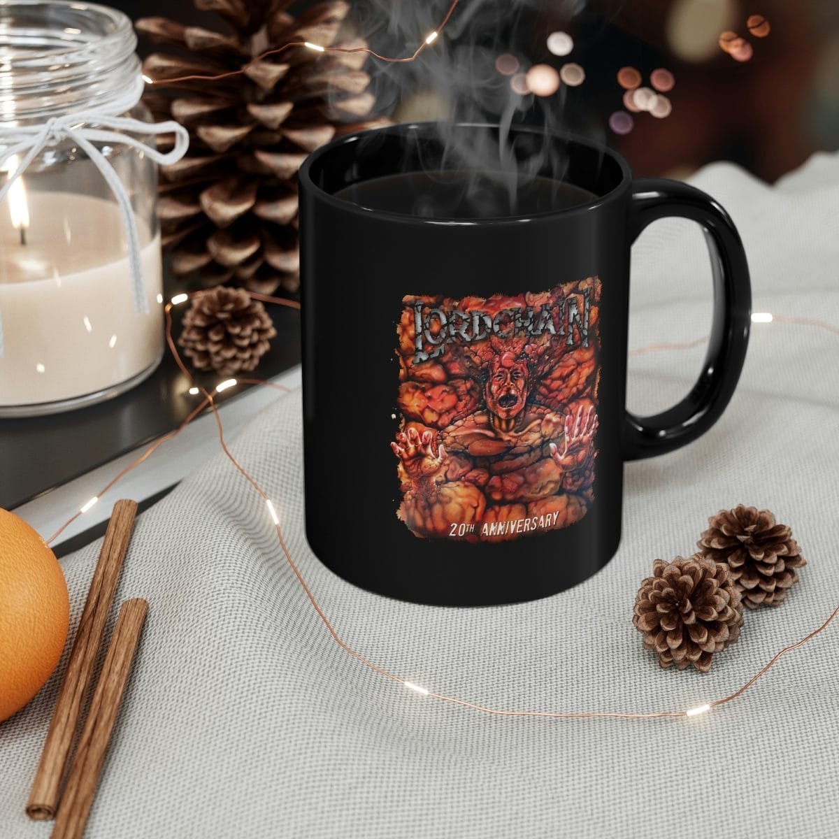 Lordchain 20th Anniversary 11oz Black Mug - Image 5