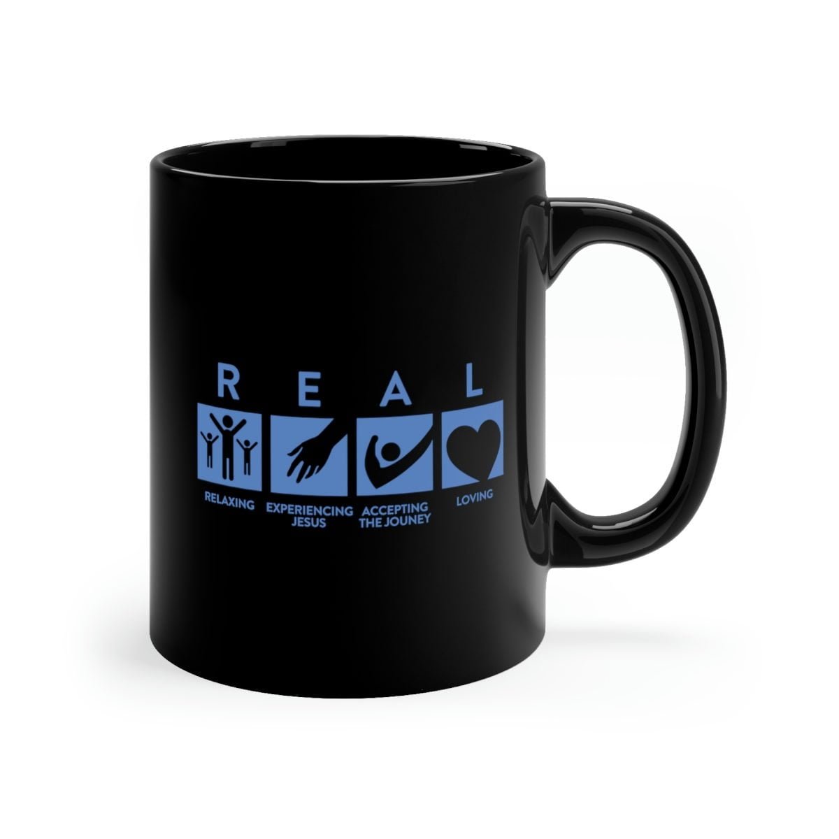 Waypoint Church 11oz Black Mug - Image 3