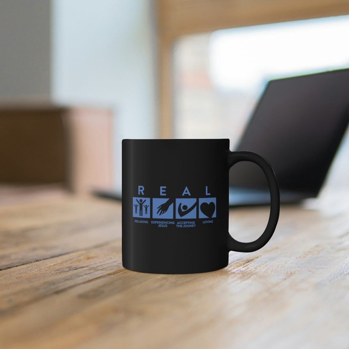 Waypoint Church 11oz Black Mug - Image 6