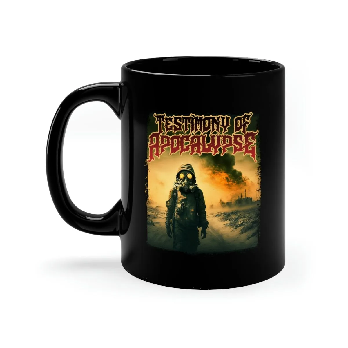 Testimony of Apocalypse - Doomsday 11oz Black Mug