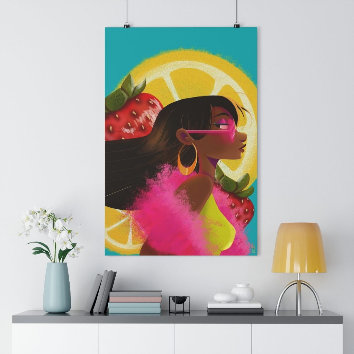 Strawberry Lemonade by Hannah Gober – Giclée Art Print
