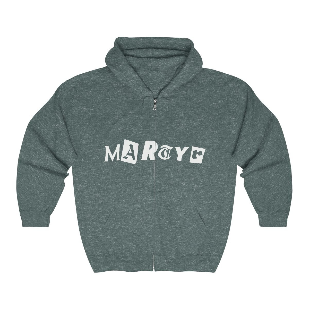 Martyr Ransom Logo Full Zip Hooded Sweatshirt