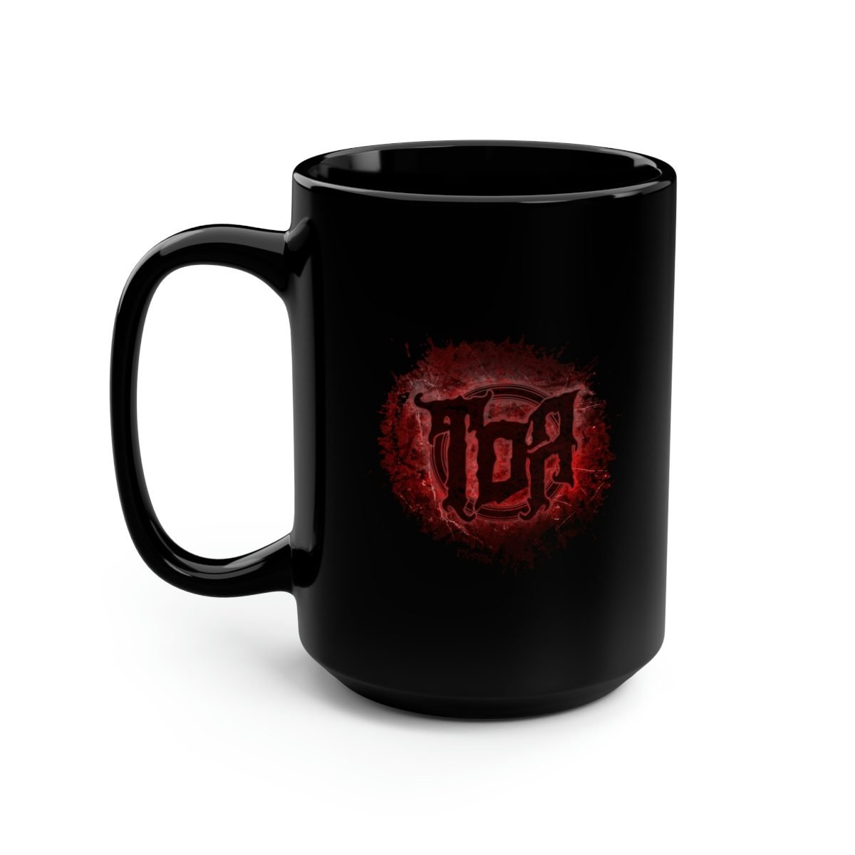 Testimony of Apocalypse Red Emblem Black Mug 15oz