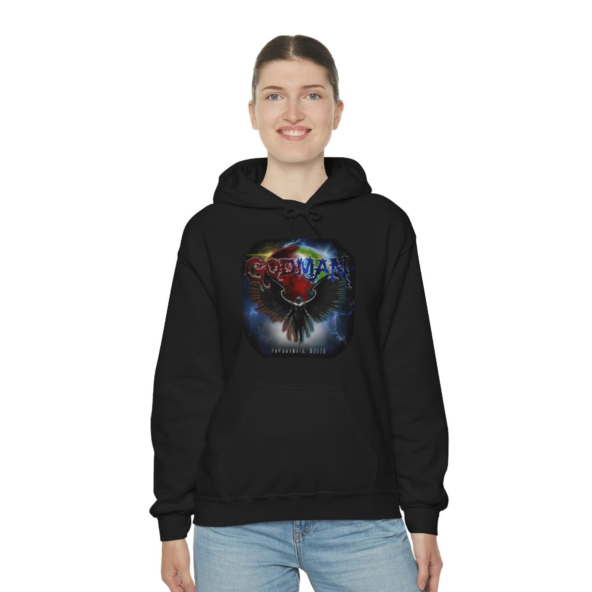Godman - Hypostatic Union Pullover Hooded Sweatshirt - Image 4