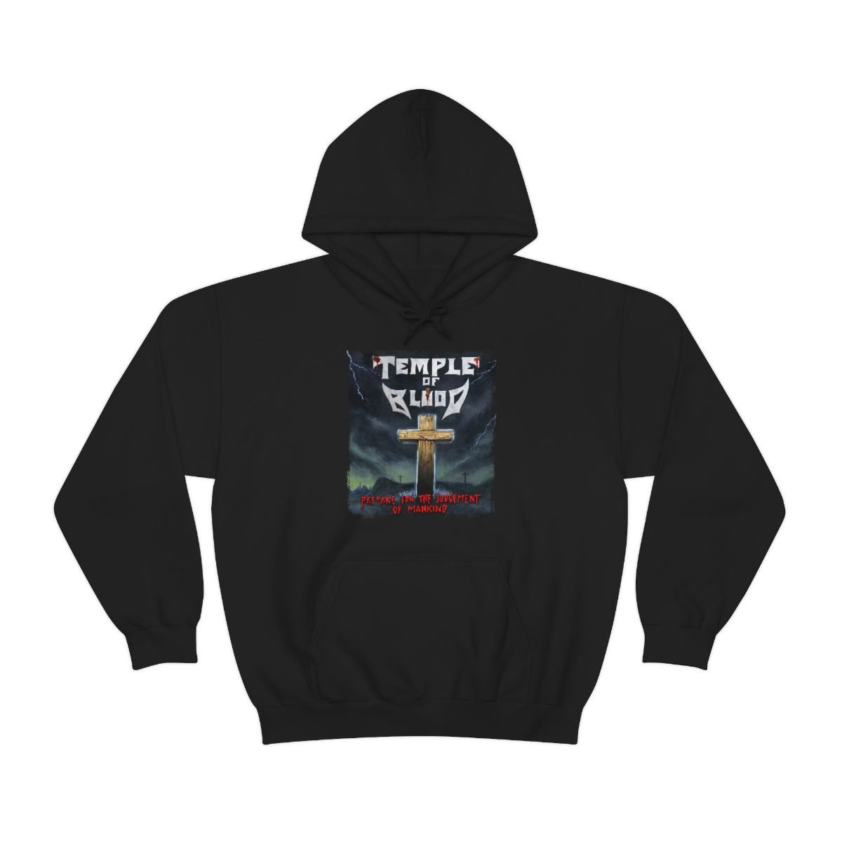 Temple of Blood – Prepare for the Judgment of Mankind Pullover Hooded Sweatshirt