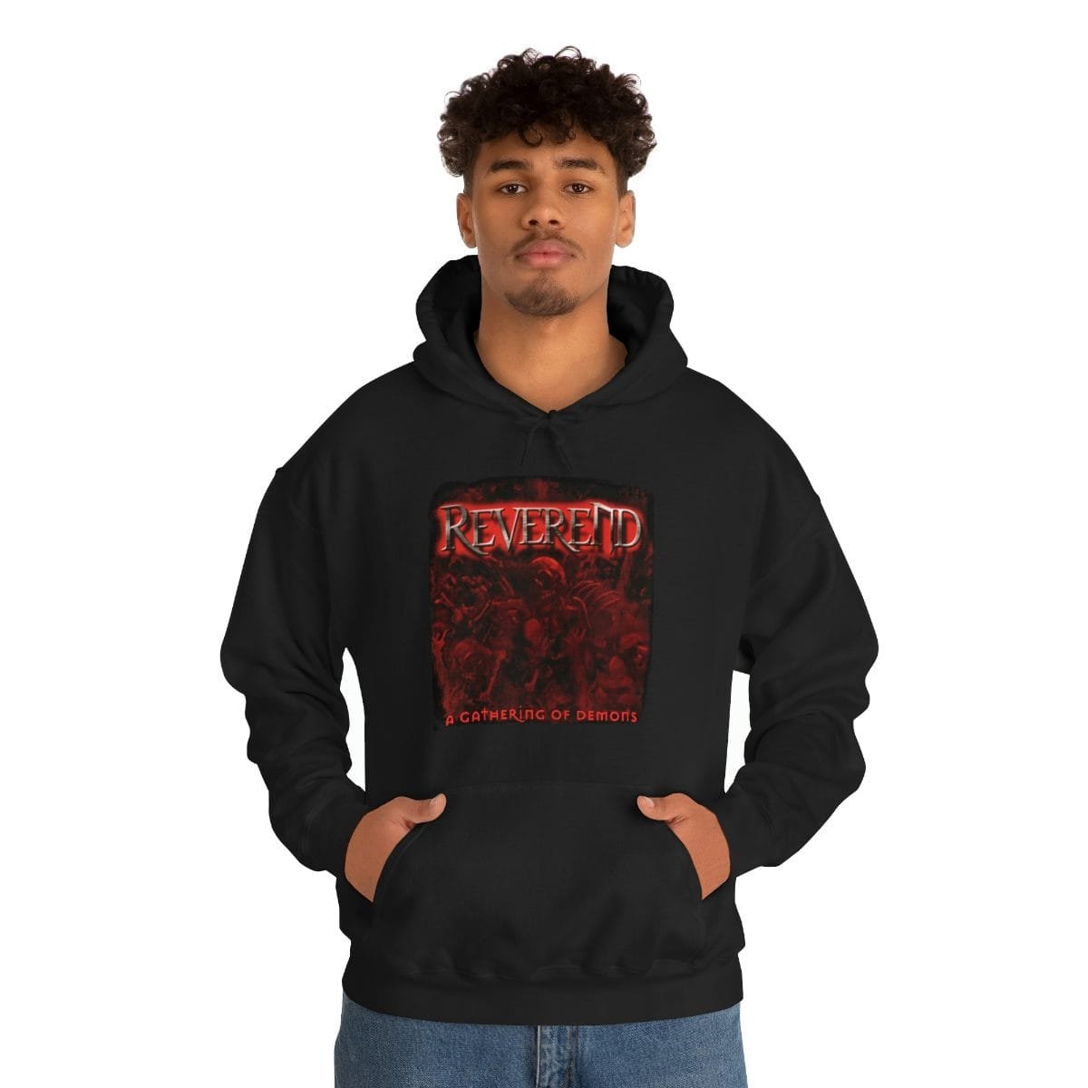 Reverend - A Gathering of Demons Pullover Hooded Sweatshirt - Image 3