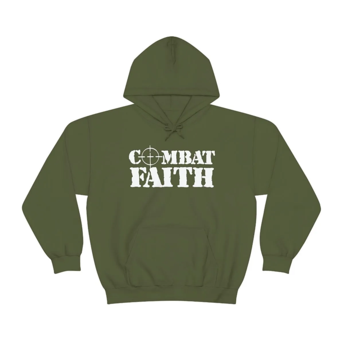 Combat Faith Logo Pullover Hooded Sweatshirt