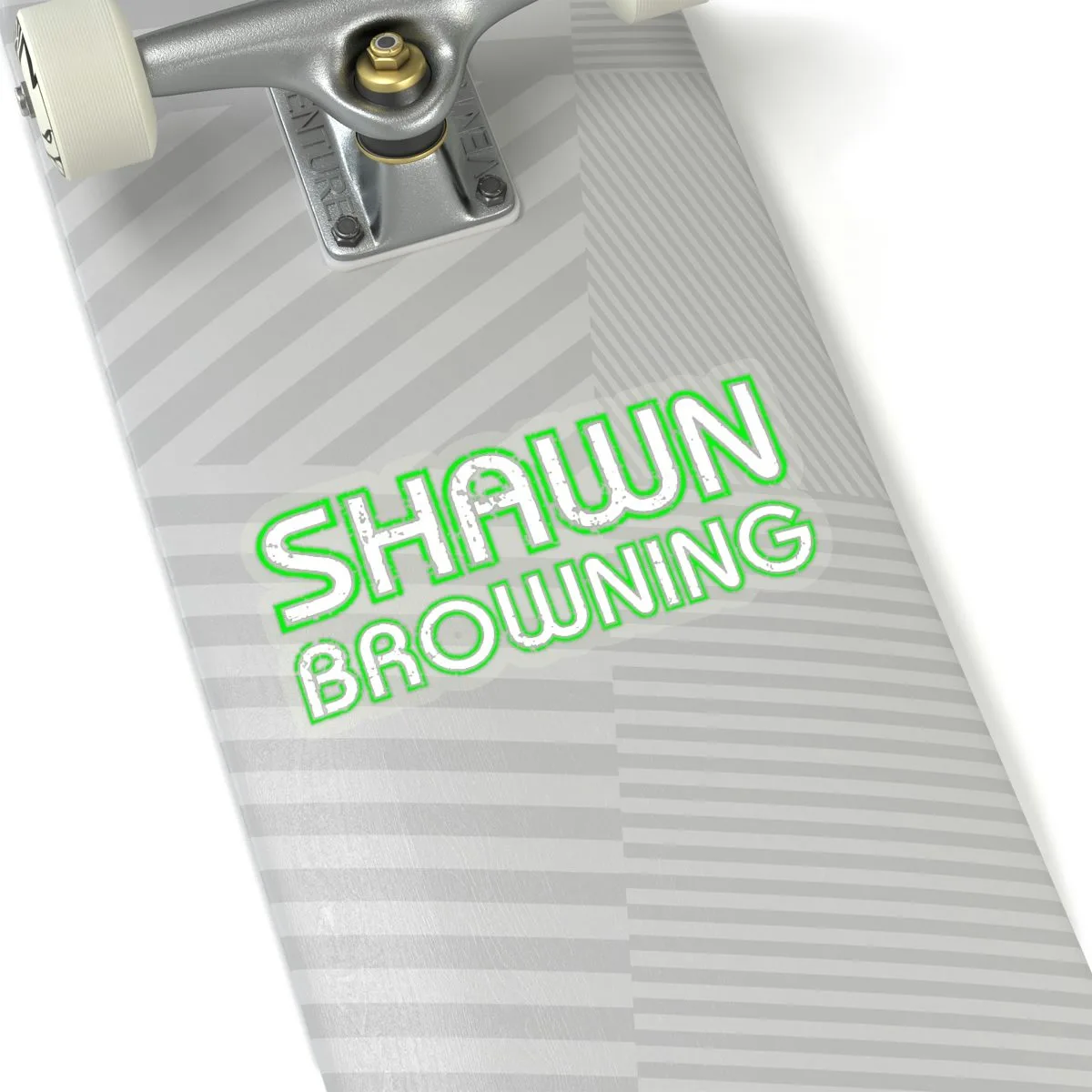 Shawn Browning Logo Die Cut Stickers
