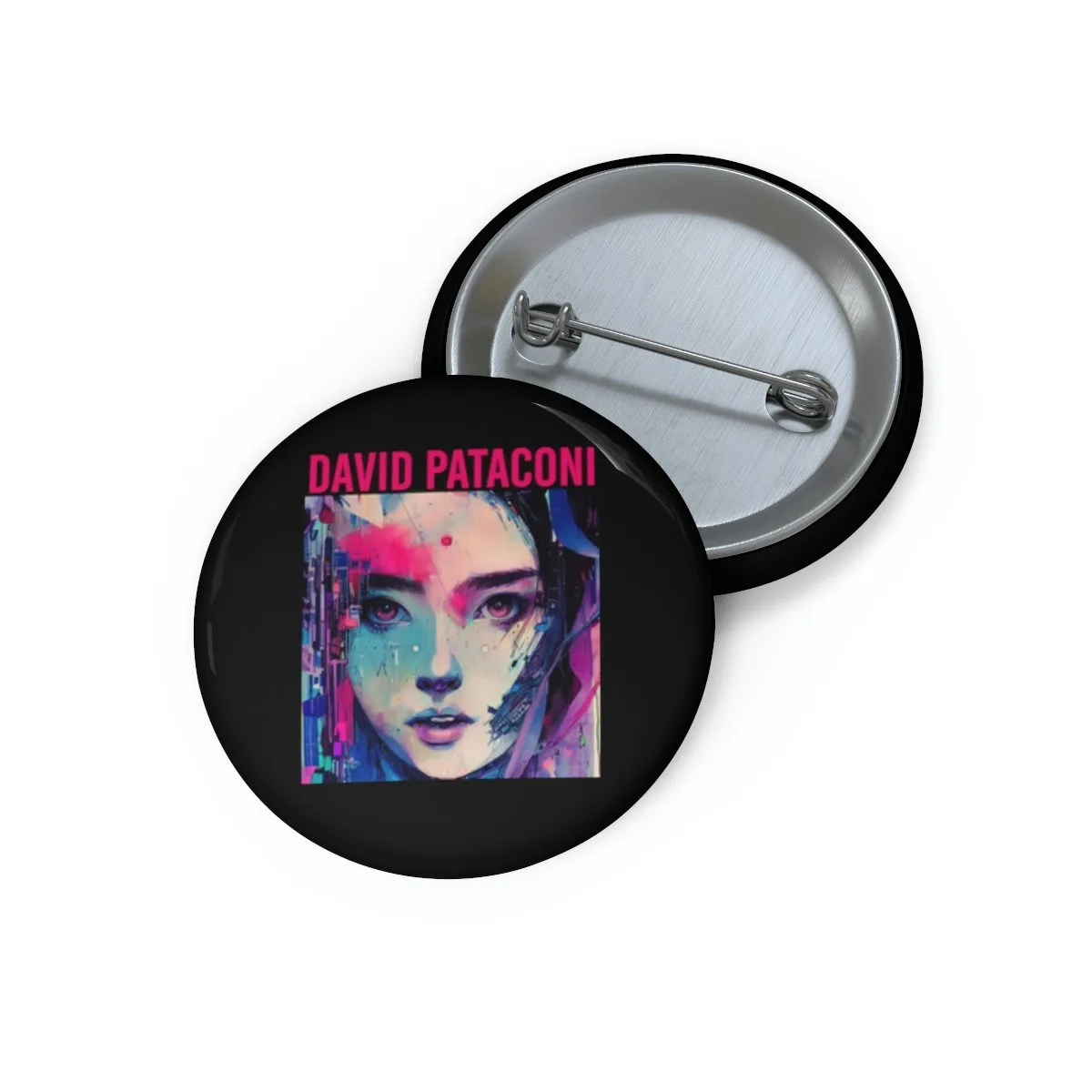 David Pataconi - Cyber Girl 7 Pin Buttons