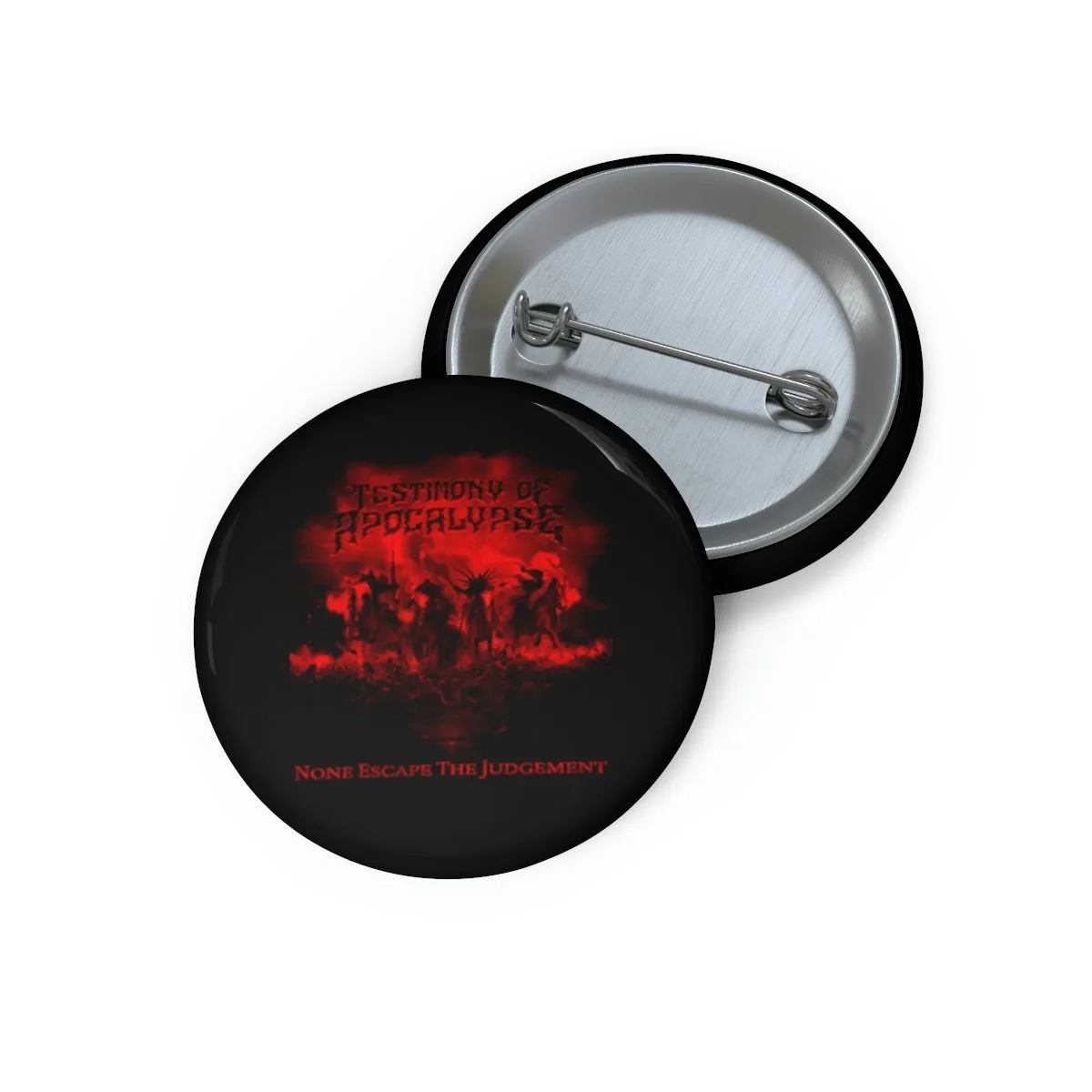 Testimony of Apocalypse - None Escape The Judgement Pin Buttons