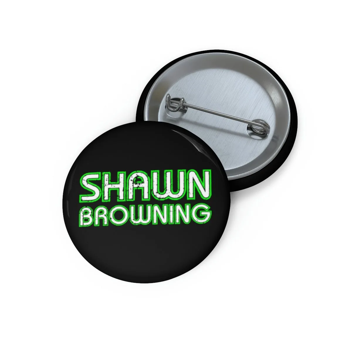 Shawn Browning Logo Pin Buttons