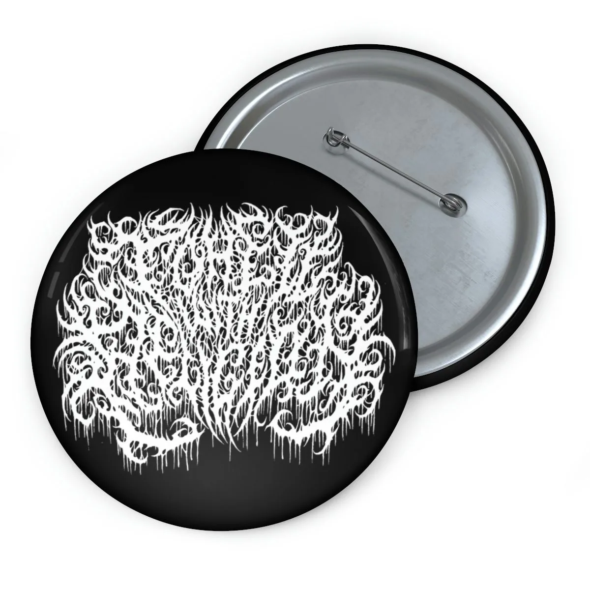 To Hell With Religion Logo Magazine Pin Buttons