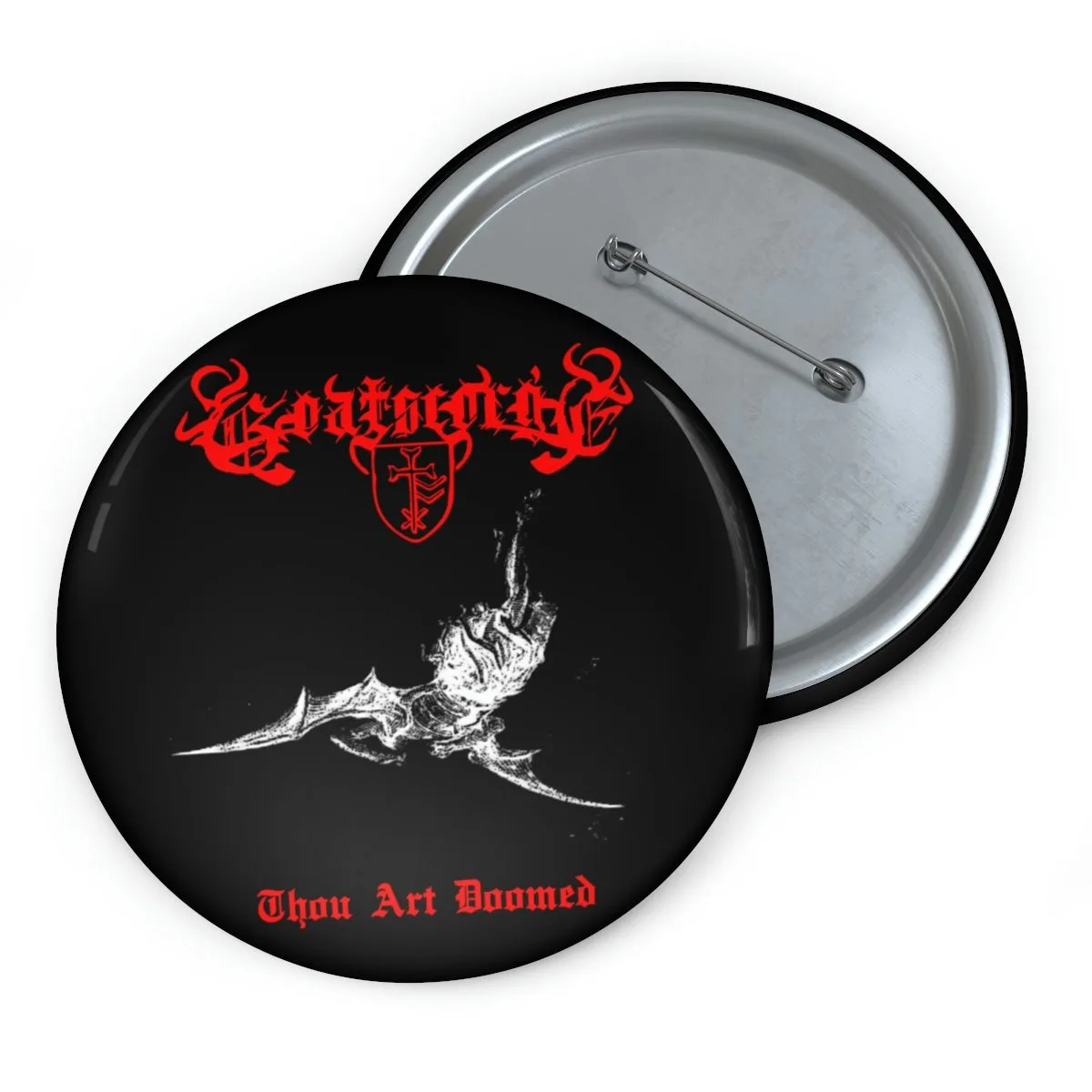 Goatscorge - Thou Art Doomed Pin Buttons