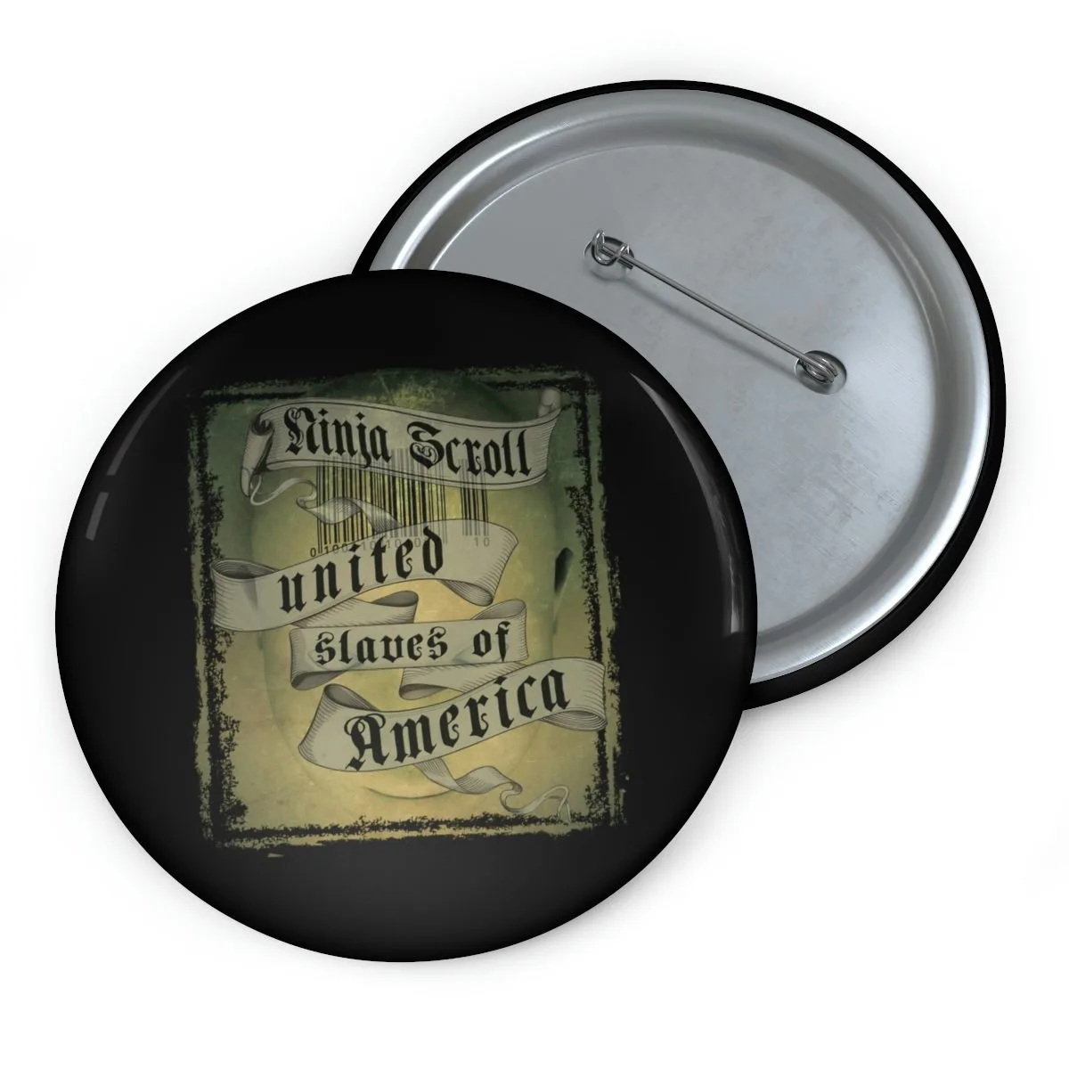 Ninja Scroll - United Slaves Of America Pin Buttons