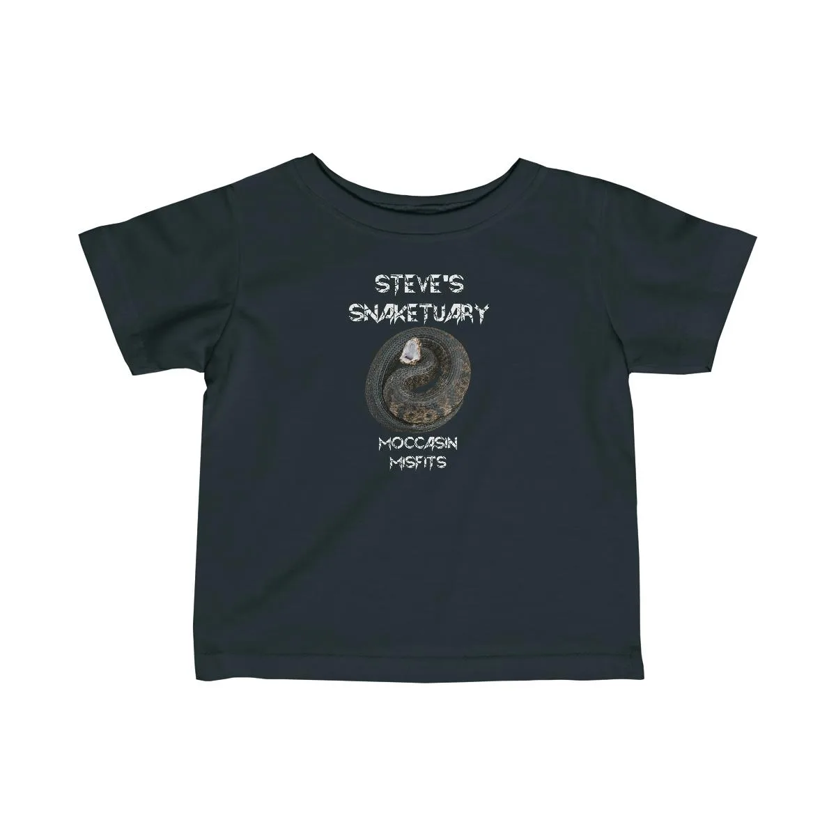 Steve's Snaketuary - Moccasin Misfits Infant Short Sleeve Tshirt
