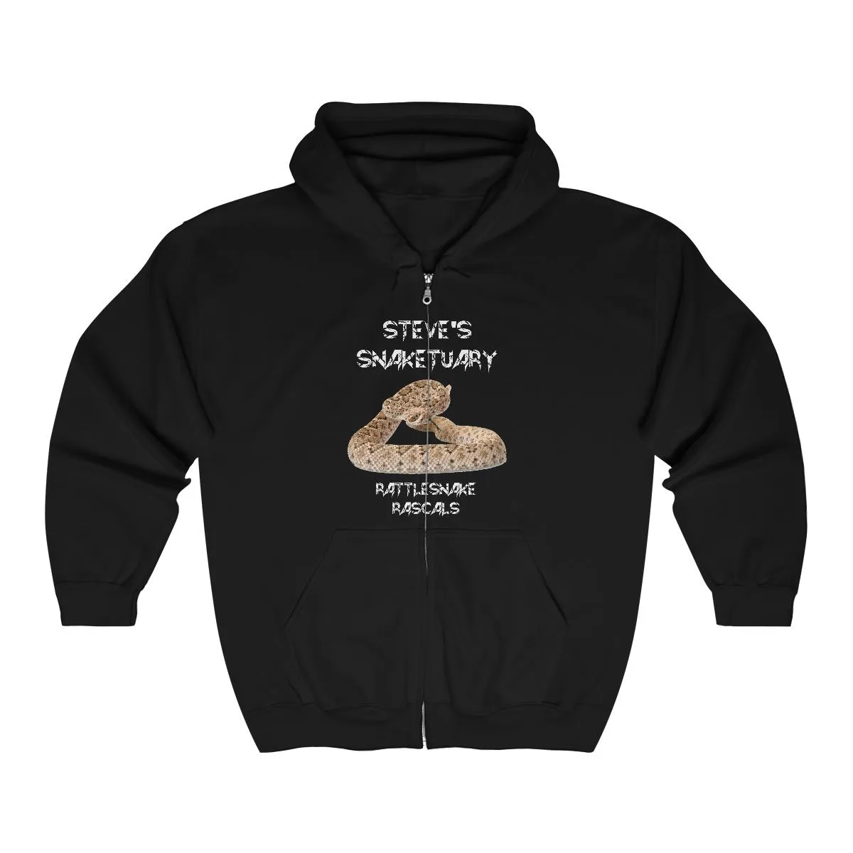 Steve's Snaketuary - Rattlesnake Rascals Full Zip Hooded Sweatshirt