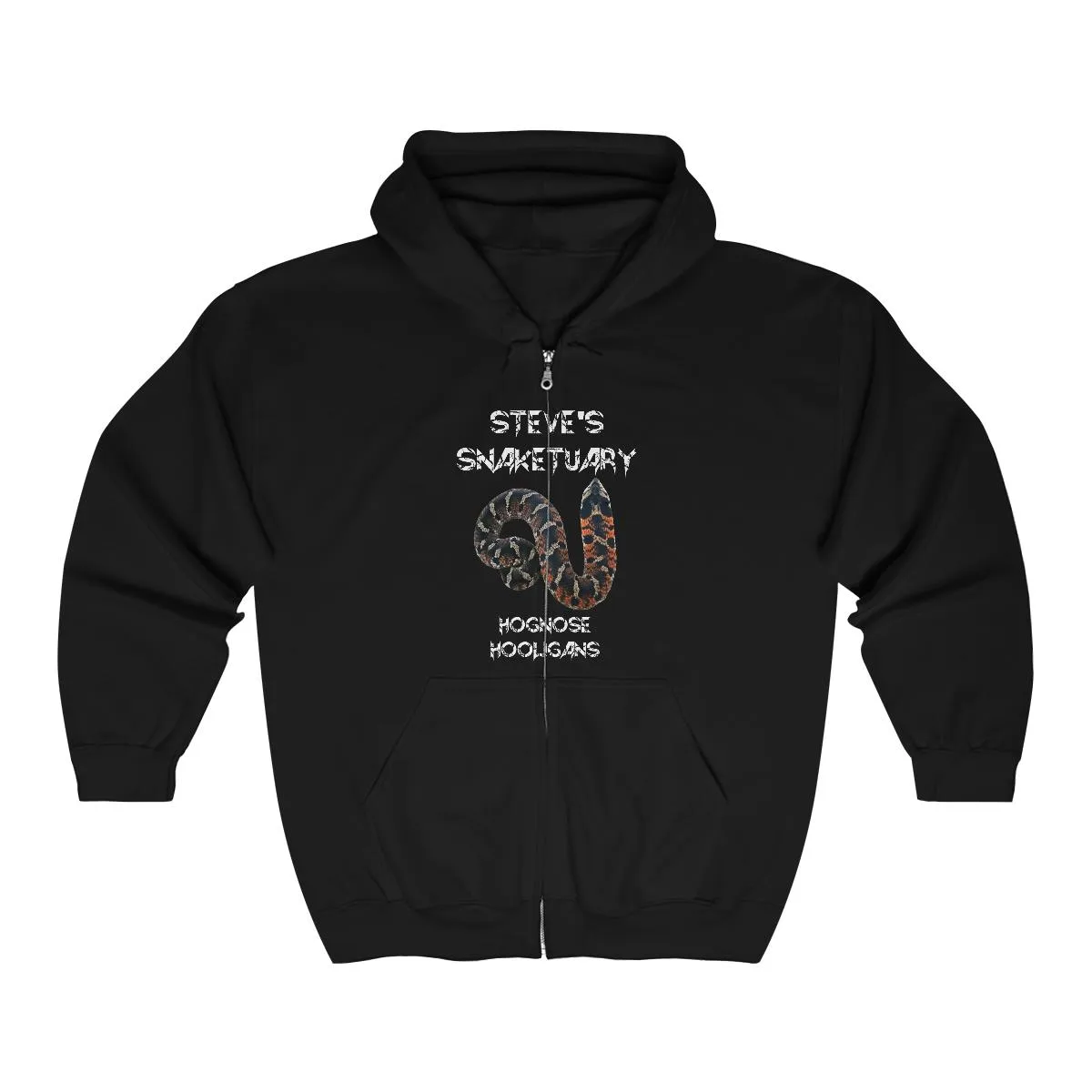 Steve's Snaketuary - Hognose Hooligans Full Zip Hooded Sweatshirt