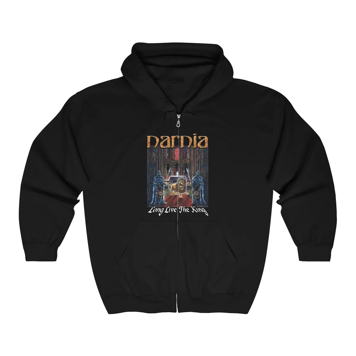 Narnia - Long Live The King Full Zip Hooded Sweatshirt