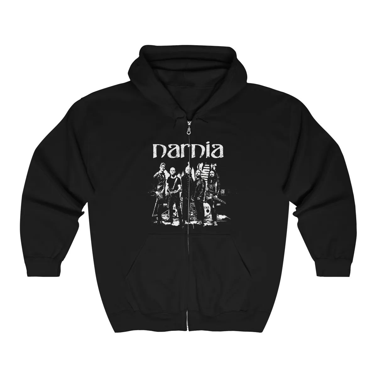 Narnia Vintage Full Zip Hooded Sweatshirt