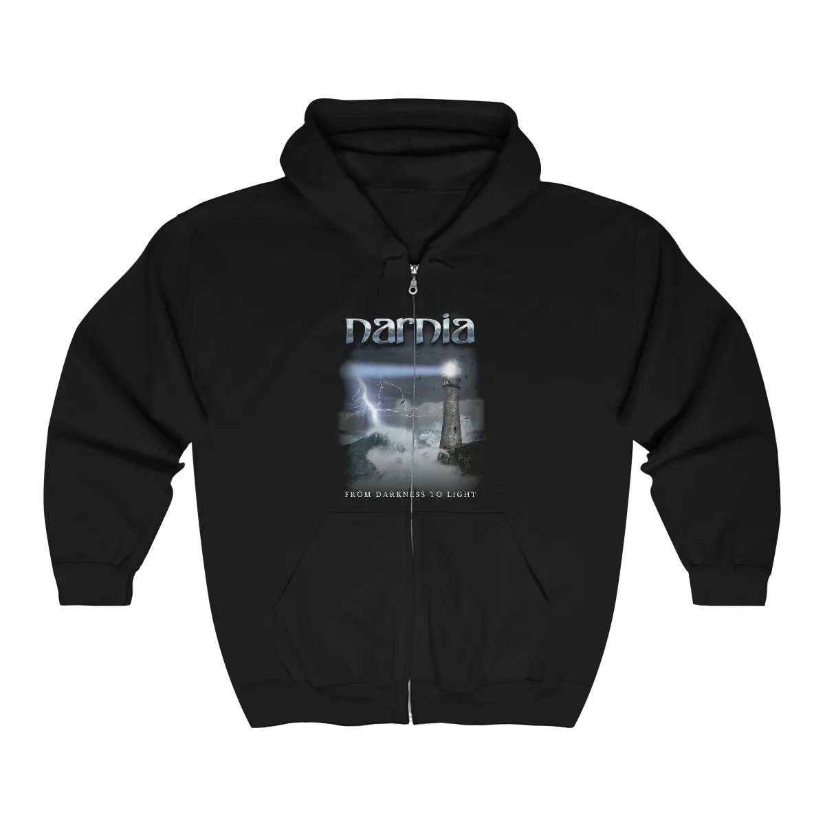 Narnia - From Darkness To Light Full Zip Hooded Sweatshirt