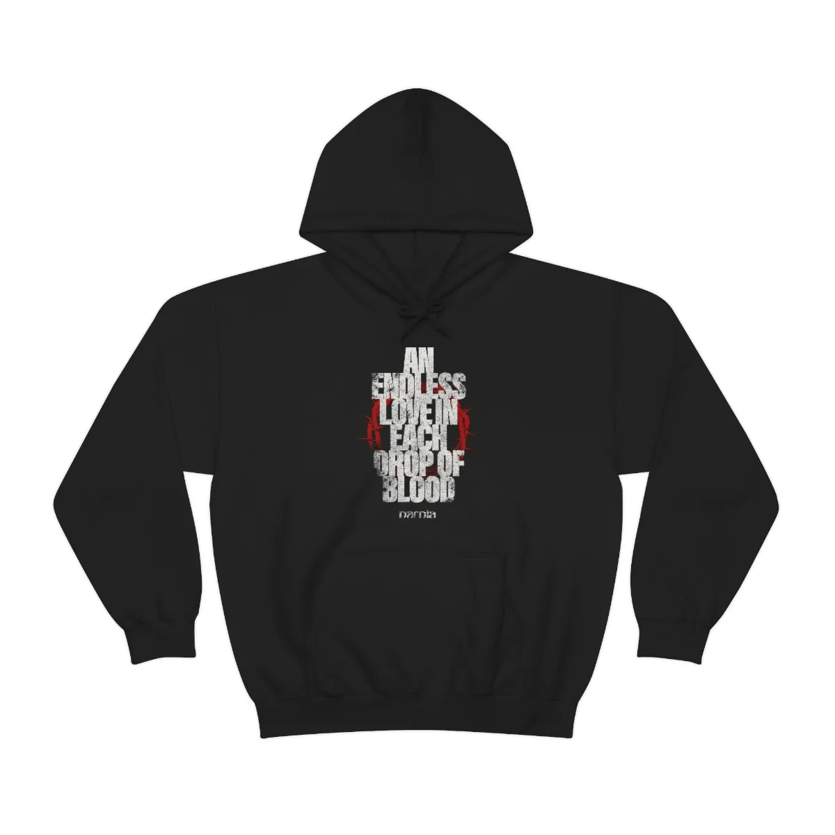Narnia - An Endless Love In Each Drop Of Blood Pullover Hooded Sweatshirt