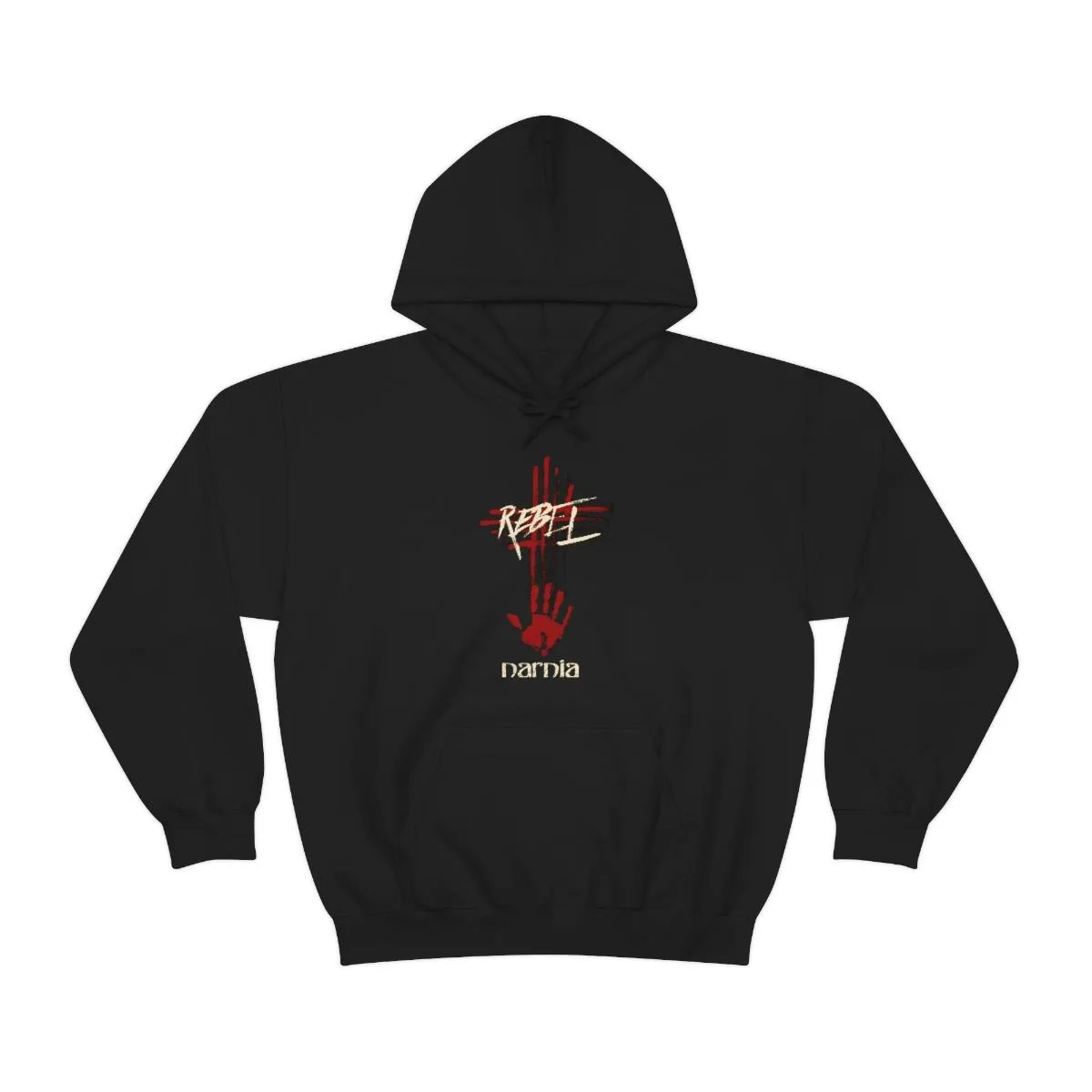 Narnia - Rebel Cross Pullover Hooded Sweatshirt