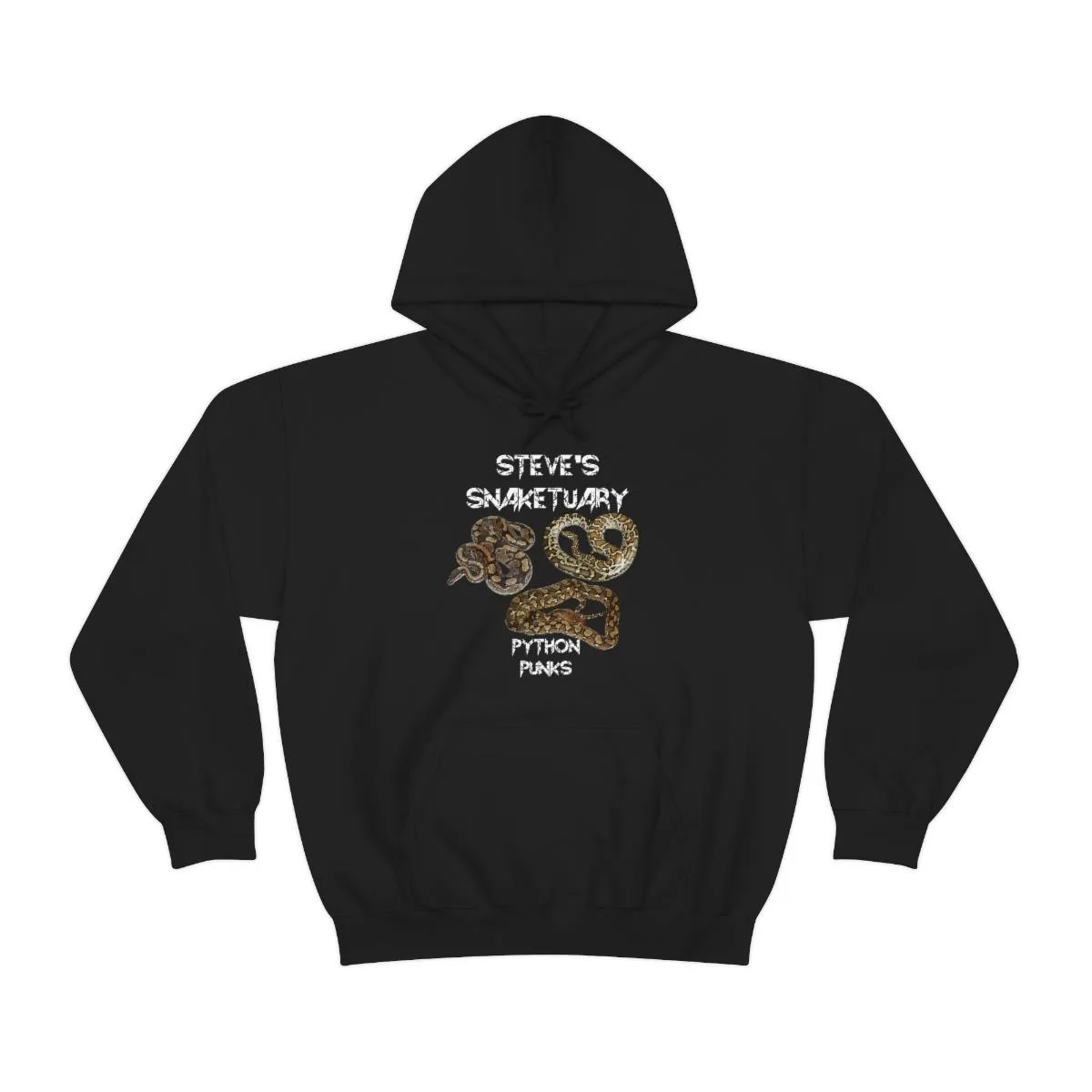 Steve's Snaketuary - Python Punks Pullover Hooded Sweatshirt
