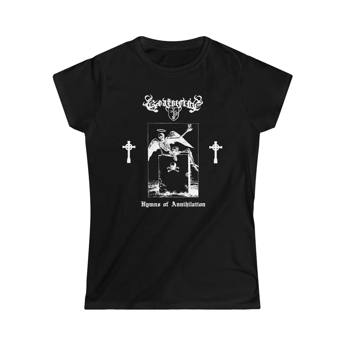 Goatscorge - Hymns of Annihilation Women's Short Sleeve Tshirt