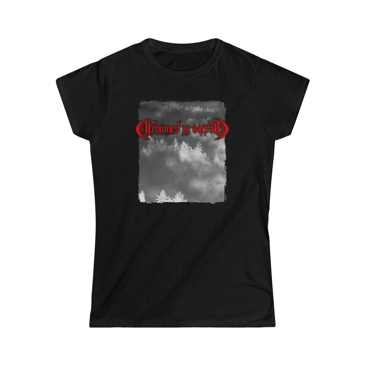 Crowned In Sorrow Fog Women's Short Sleeve Tshirt