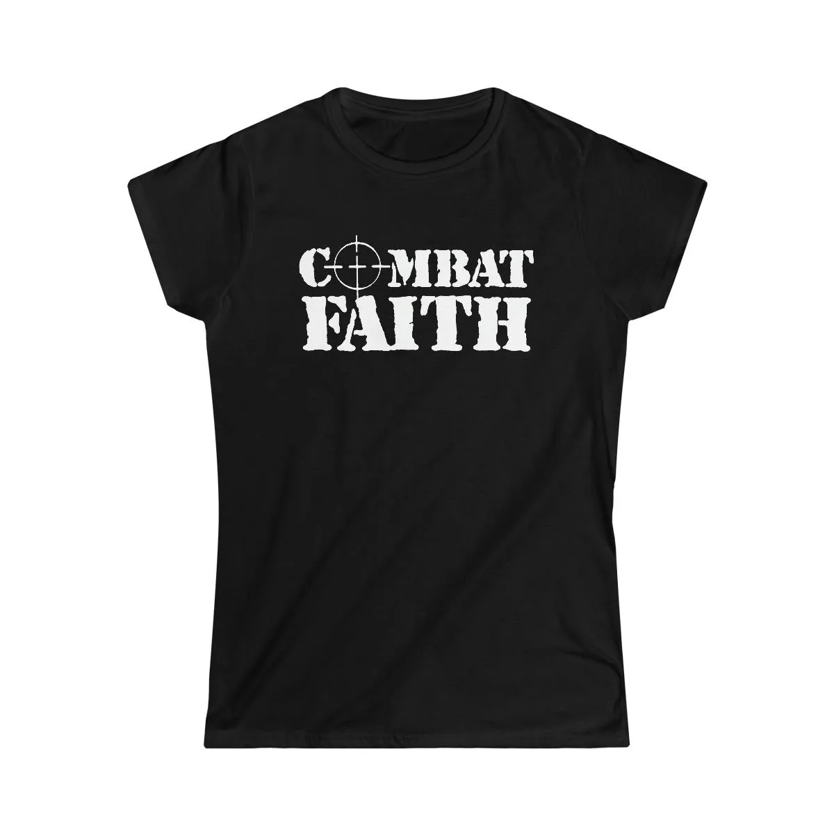 Combat Faith Logo Women's Short Sleeve Tshirt