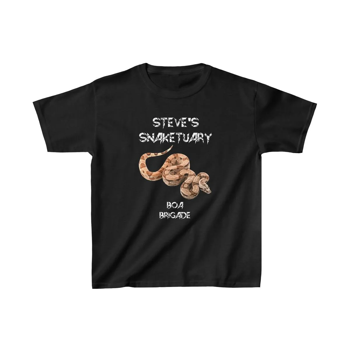 Steve's Snaketuary - Boa Brigade Children's Short Sleeve Tshirt