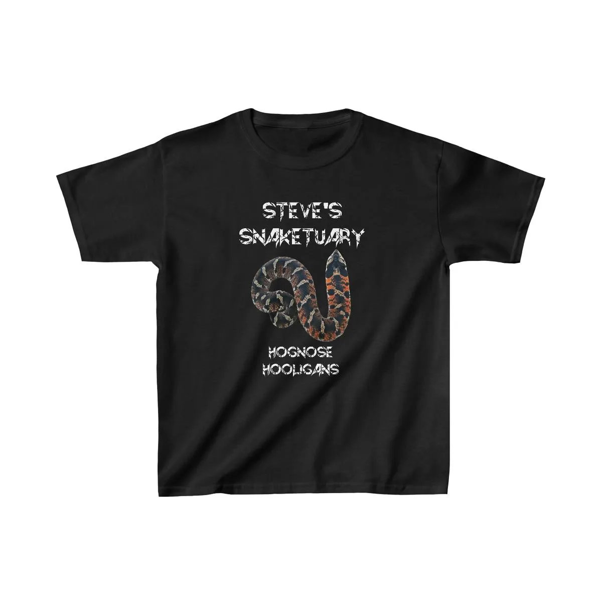 Steve's Snaketuary - Hognose Hooligans Children's Short Sleeve Tshirt